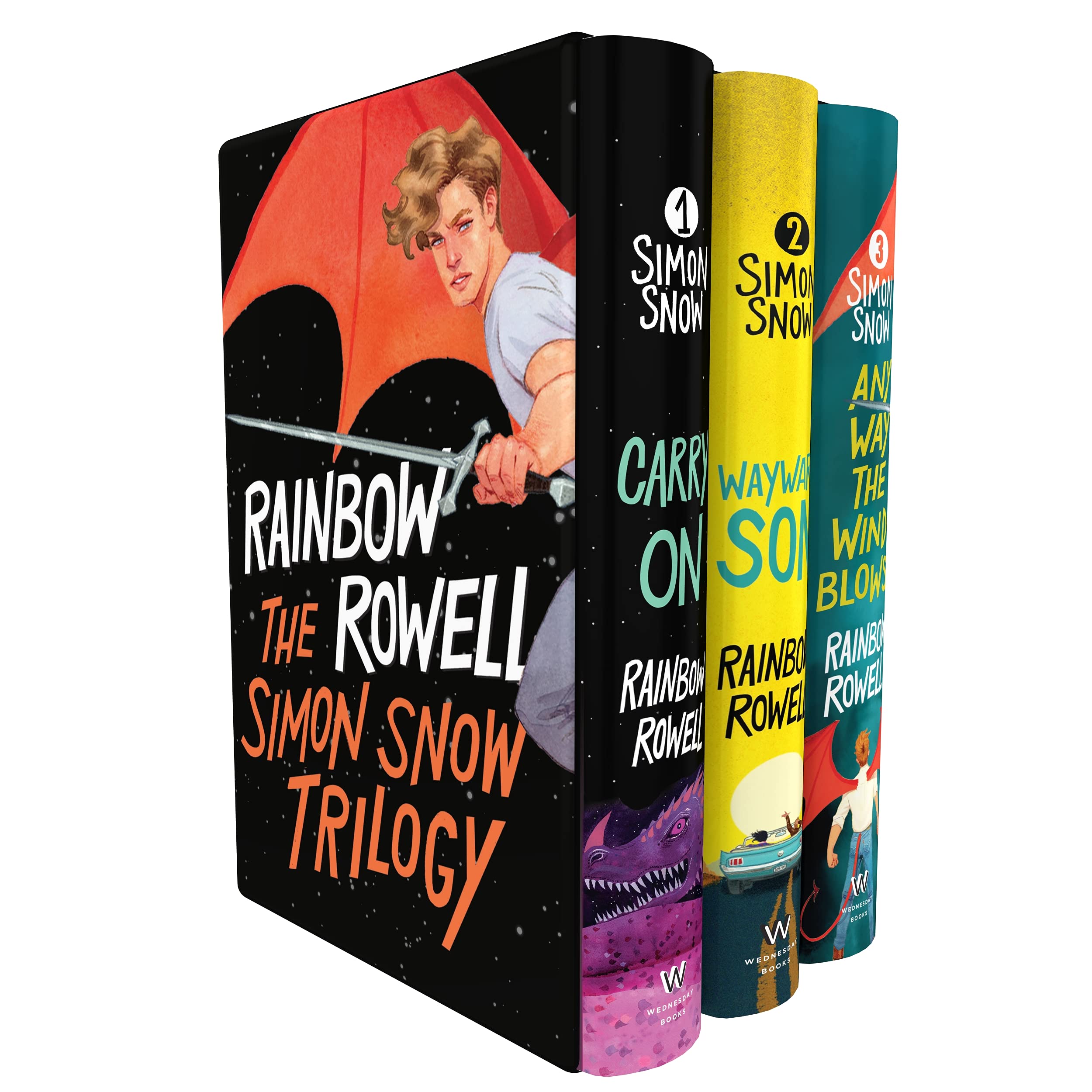 Simon Snow Boxed Set: Wayward Son, Carry On, Any Way The Wind Blows (Simon Snow Trilogy),New