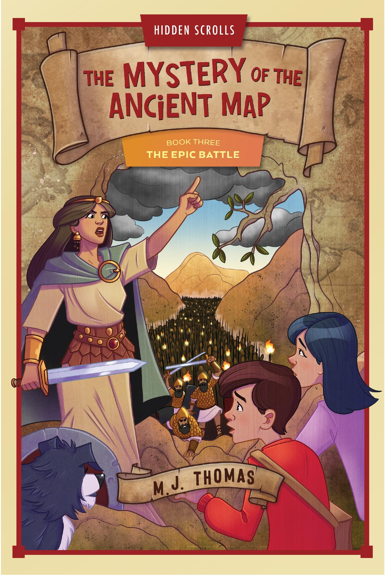 The Epic Battle: Book 3 (Hidden Scrolls: The Mystery Of The Ancient Map, 3)