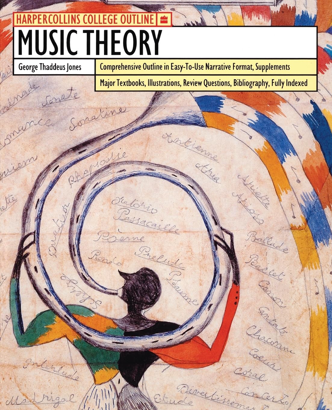 Music Theory (Harpercollins College Outline Series),New