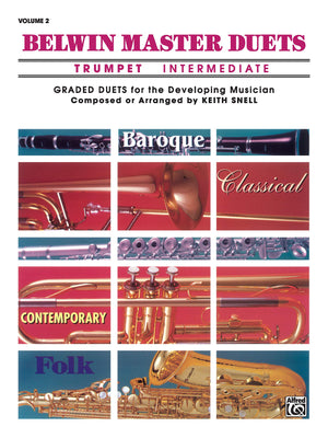 Belwin Master Duets (Trumpet), Vol 2: Intermediate (Belwin Master Duets, Vol 2),Used