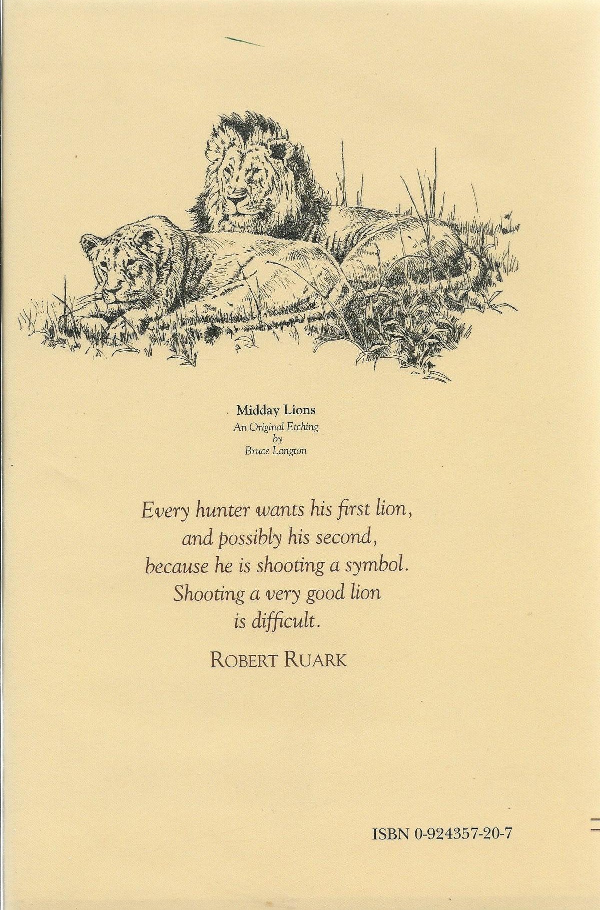 Robert Ruark's Africa,Used