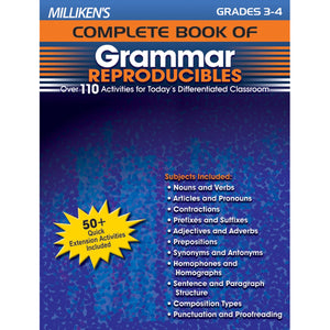 Milliken's Complete Book of Grammar Reproducibles  Grades 34,New