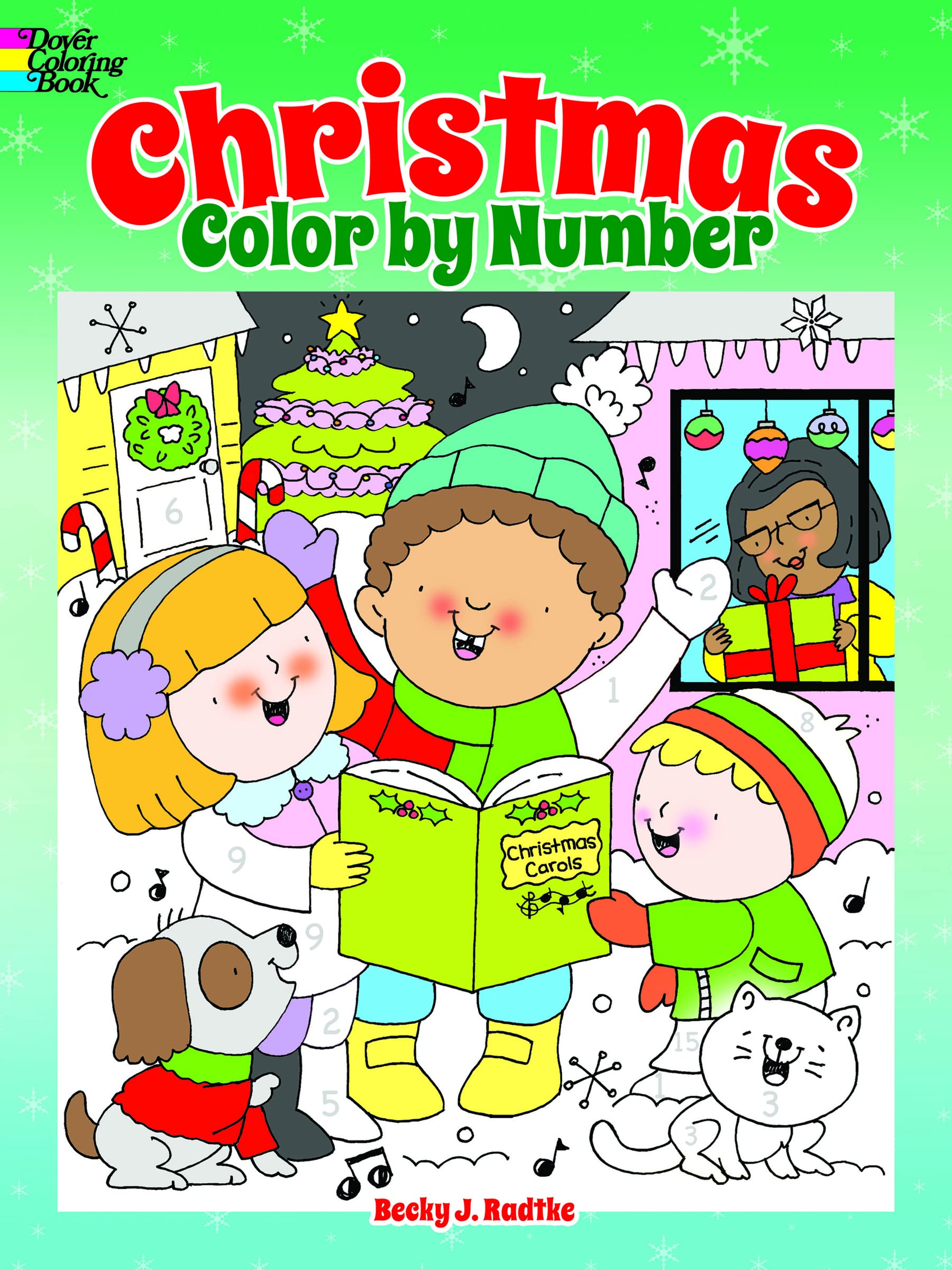 Christmas Color by Number (Dover Christmas Coloring Books),Used
