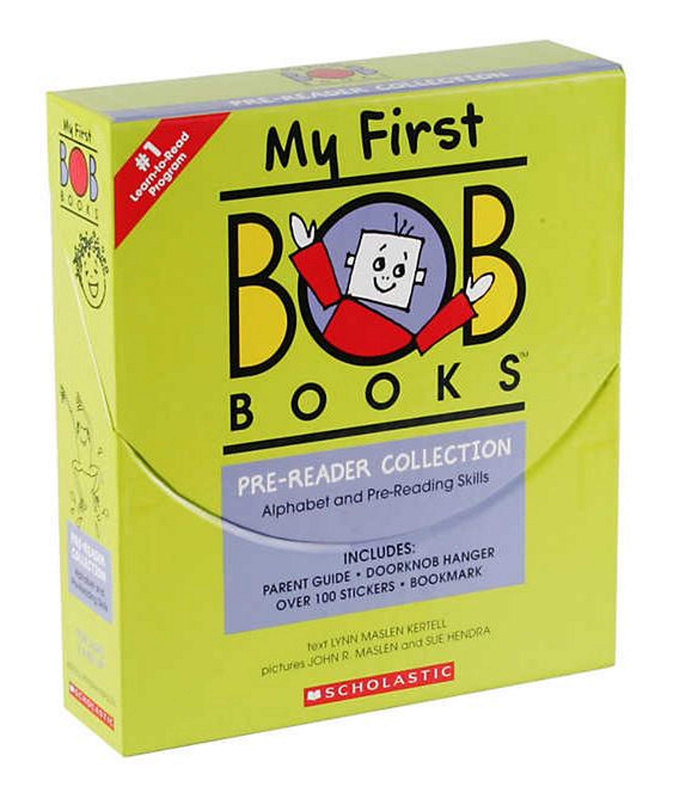 My First BOB Books COLLECTION Box Set [Alphabet & Prereading Skills] [24 Books] (Age 2 and Up),New