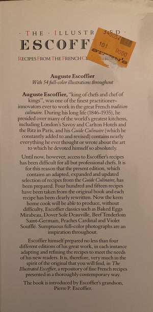 Illustrated Escoffier: Recipes from the French Classic Tradition,Used