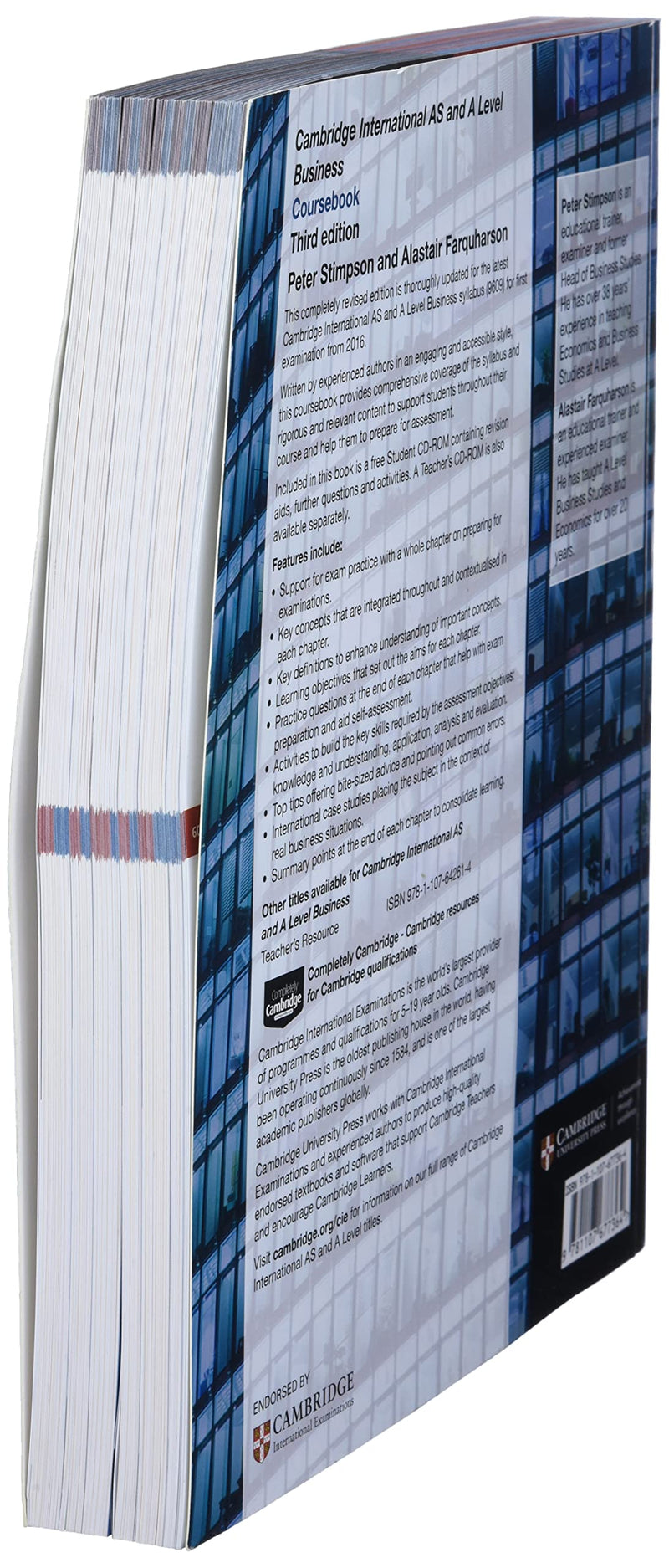 Cambridge International AS and A Level Business Coursebook with CDROM,Used