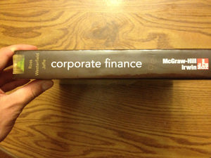 Corporate Finance 9Th Edition (Mcgrawhill/Irwin Series In Finance, Insurance And Real Estate),Used