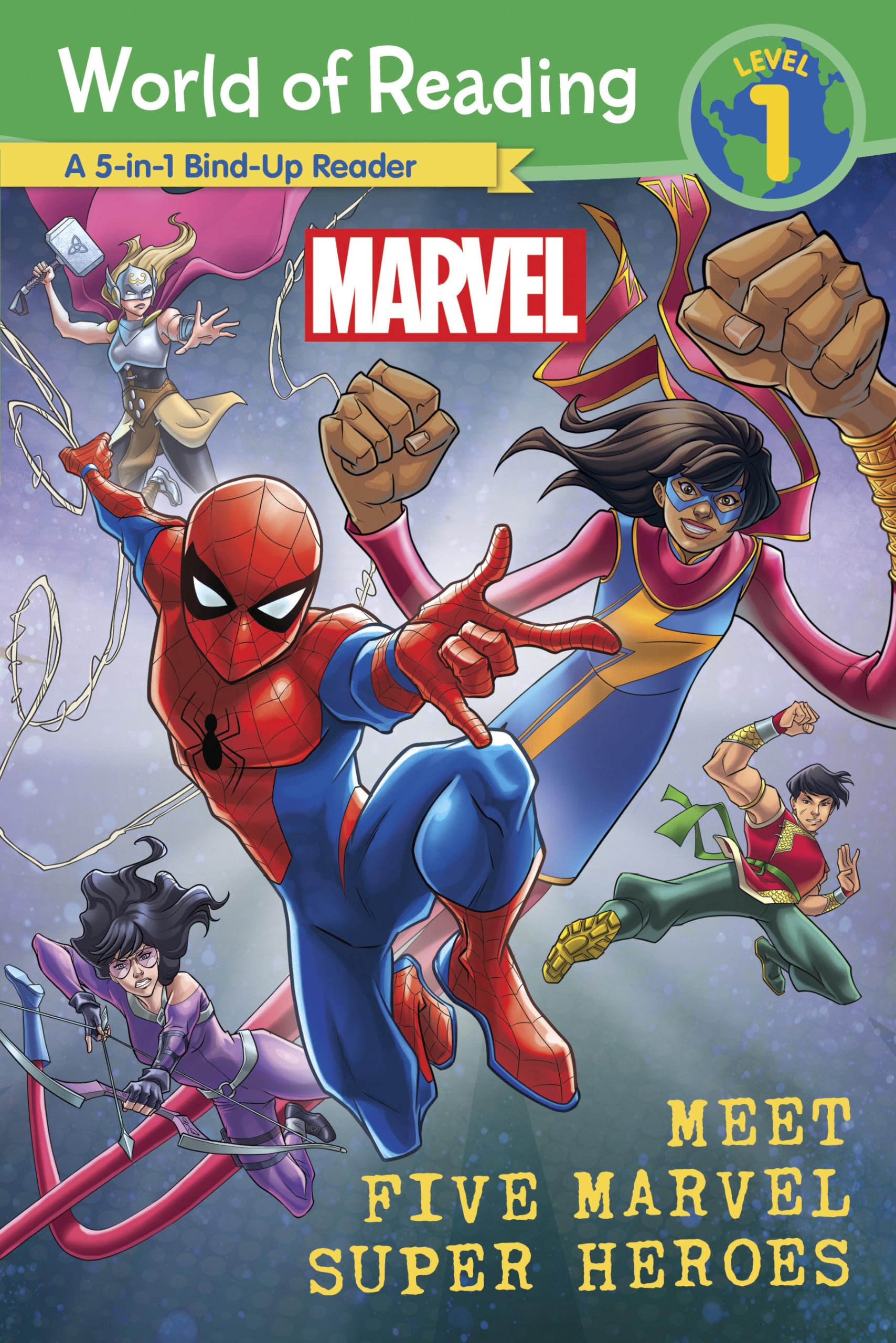 World Of Reading: Meet Five Marvel Super Heroes,New