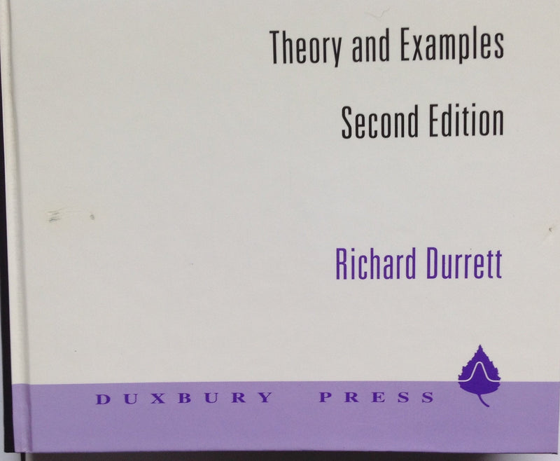 Probability: Theory and Examples,New