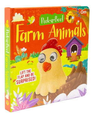 Peek-A-Boo! Farm Animals Board Book For Children: Lift The Flap Fun Book For Babies & Toddlers | Interactive Early Learning | Lift, Look & Learn | ... | First Farm Animal Book For Little Hands