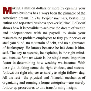 PERFECT BUSINESS: How to Make a Million from Home with No Payroll, No Employee Headaches, No Debts and No Sleepless Nights,Used