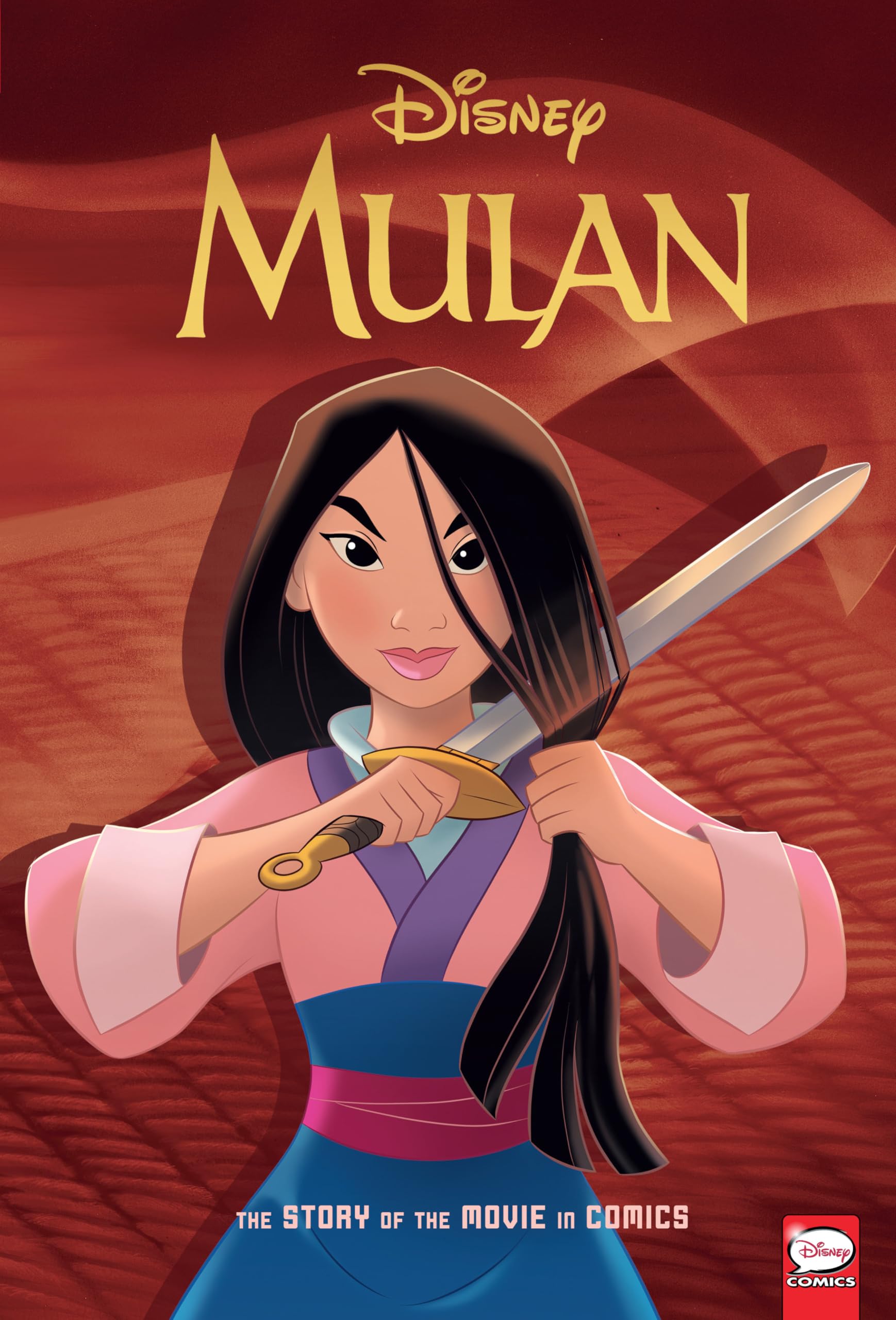 Disney Mulan: The Story of the Movie in Comics,Used