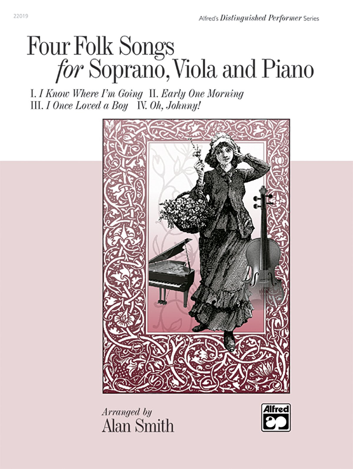 Four Folk Songs For Soprano, Viola And Piano (Distinguished Performer Series)