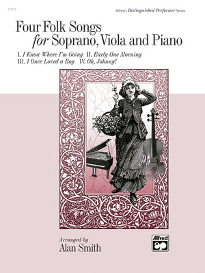 Four Folk Songs For Soprano, Viola And Piano (Distinguished Performer Series)