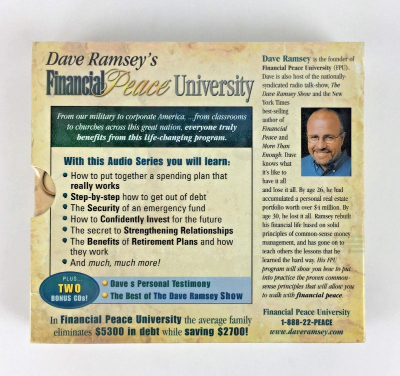Dave Ramsey's Financial Peace University Audio CD Library: 13 Life Changing Lessons,Used