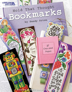Leisure Arts Hold That Thought Bookmarks Book,Used
