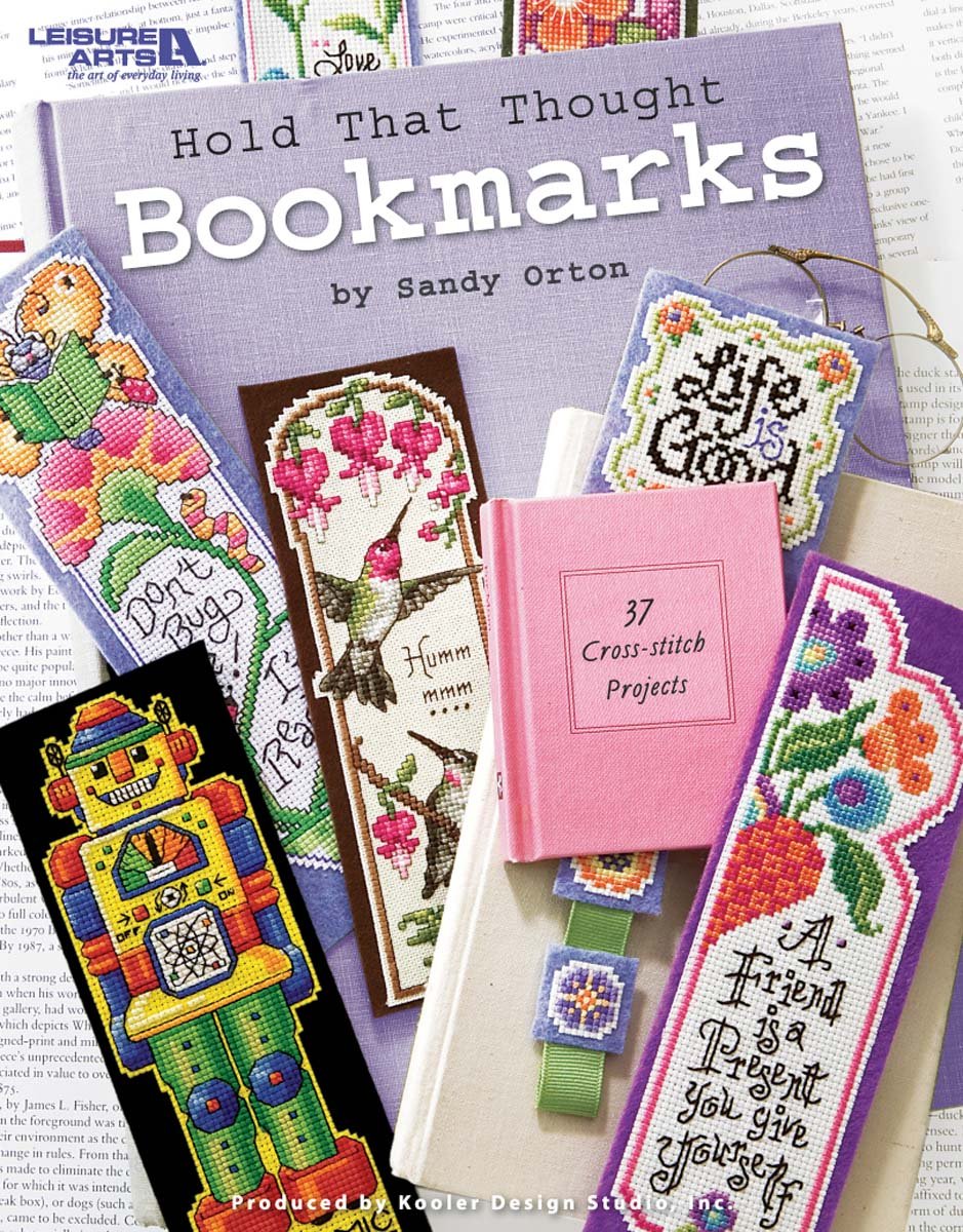 Leisure Arts Hold That Thought Bookmarks Book,Used