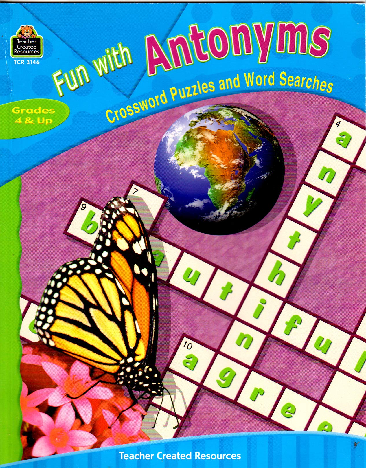 Fun with Antonyms  Crossword Puzzles and Word Searches,Used