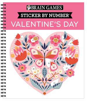 Brain Games  Sticker by Number: Valentines Day