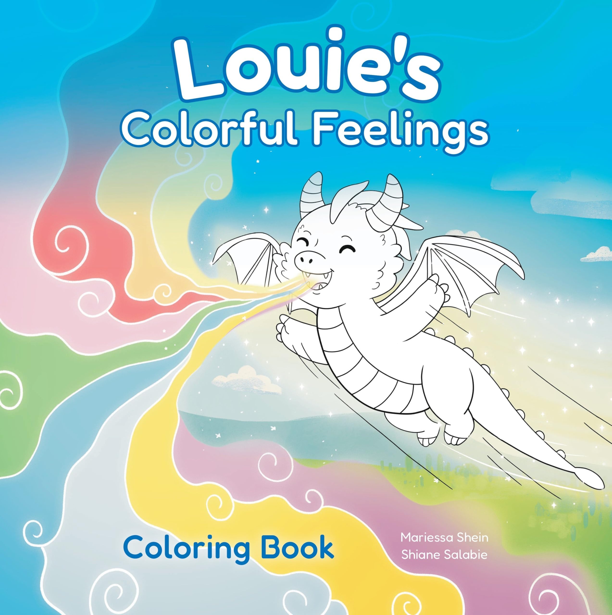 LouieS Colorful Feelings Coloring Book (Louie The Dragon, 2)