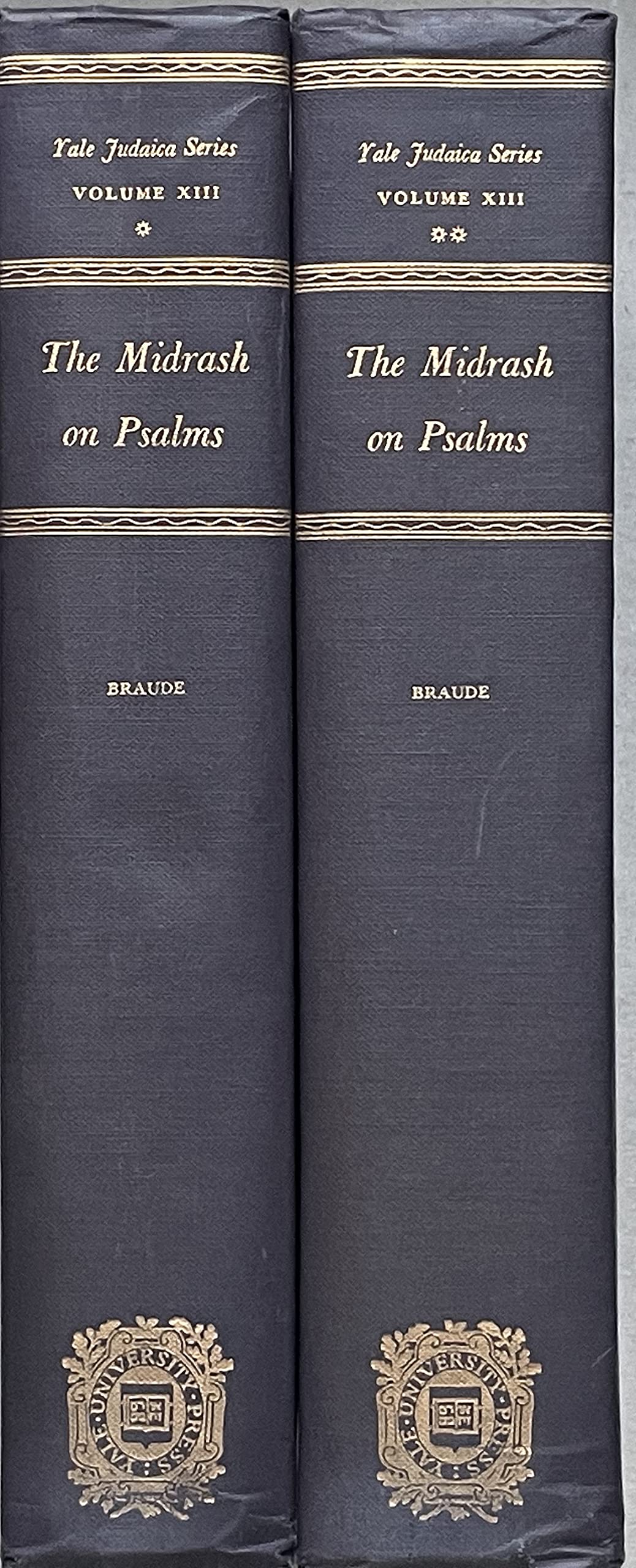 The Midrash on Psalms: Vol. 13 (12) (Yale Judaica Series),Used
