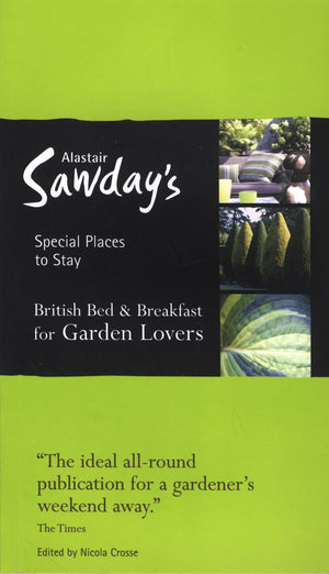 Alastair Sawday's Special Places to Stay British Bed & Breakfast for Garden Lovers,Used