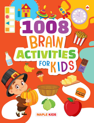Brain Activity Book For Kids - 1008 Activities For 5 To 8 Years Old Kids - Enhance The ChildS Mind With 1008 Brain Booster Activities - Early Learning - Brain Boosting Activities For Children