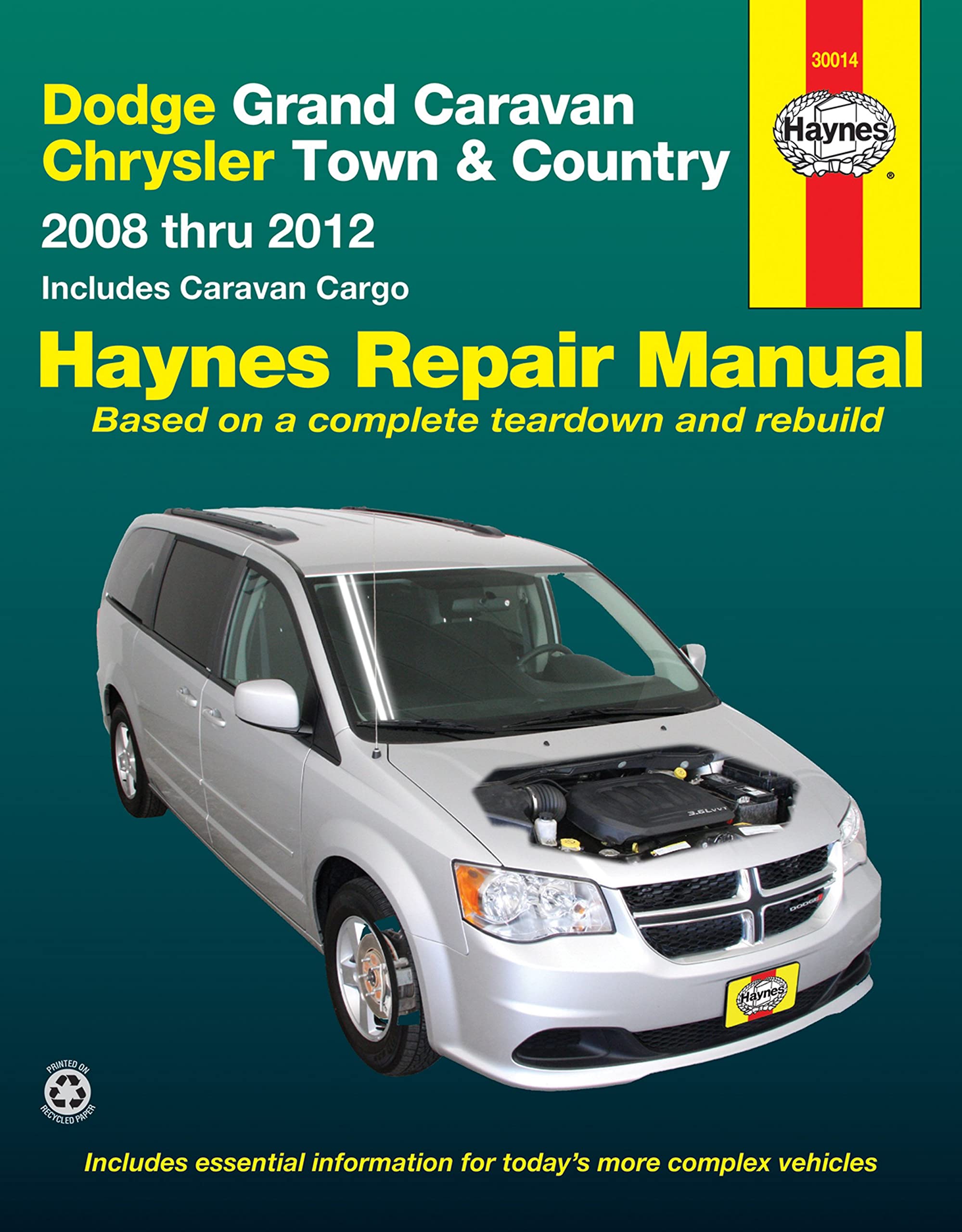 Haynes Manuals N. America, Inc. Dodge Grand Caravan & Chrysler Town & Country 20082012 Repair Manual (Haynes Repair Manual),Used