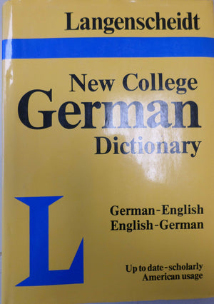 Langenscheidt's New College German Dictionary German English English German,Used