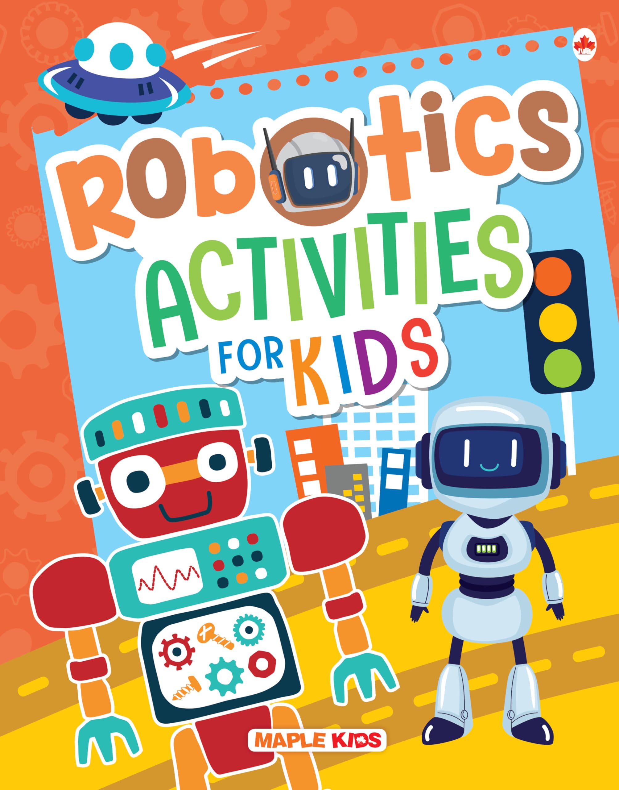 Activity Book For Kids - Robotics - Brain Booster Activities - Brain Activity Book For Kids - Activities For Cognitive Development - Brilliant Brain Activities For Children