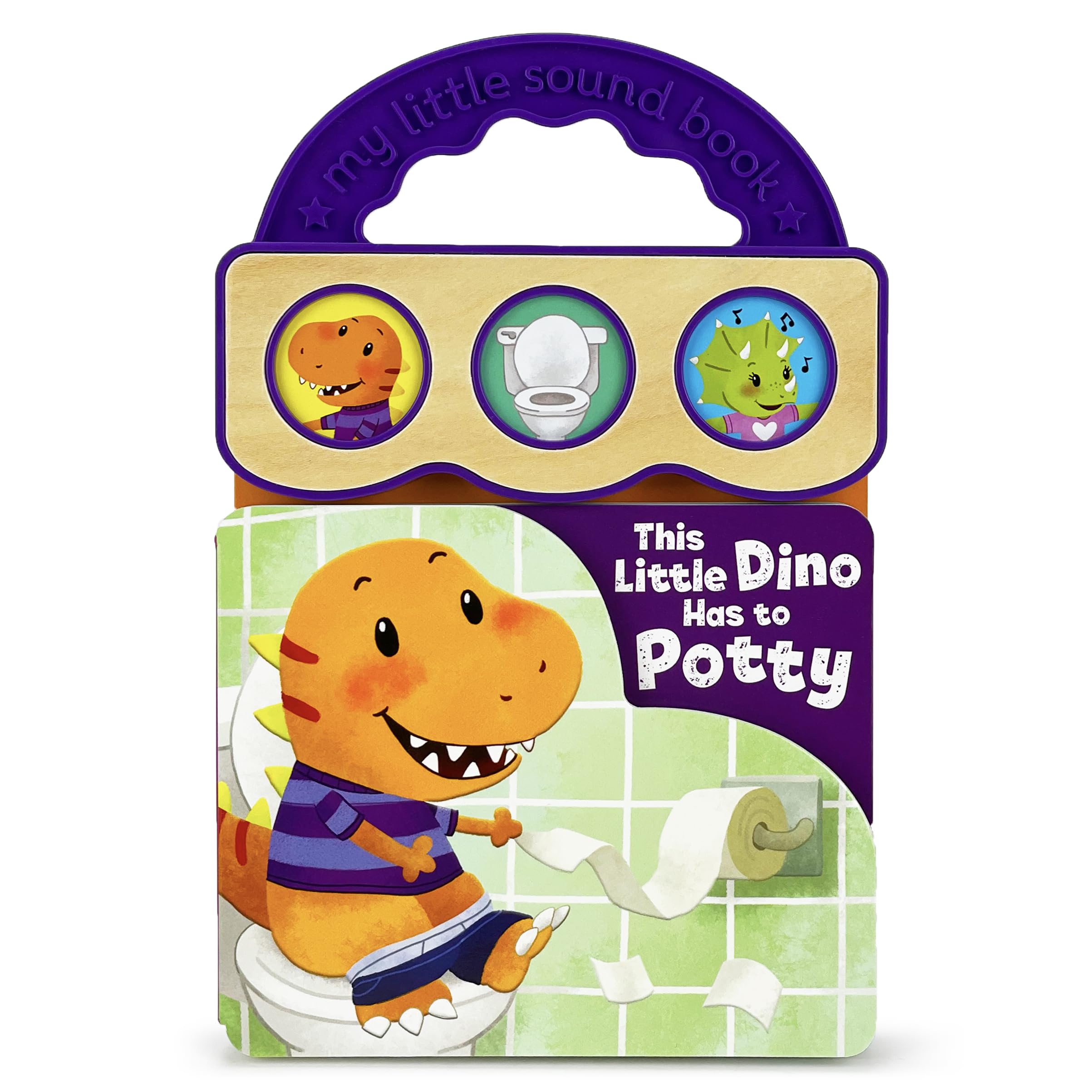 This Little Dino Has To Potty: Children'S Toilet Training Sound Book For Dinosaur Fans (Interactive Potty Training Takealong Ea,New