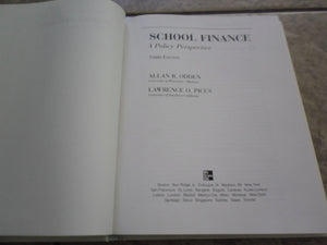 School Finance: A Policy Perspective,Used