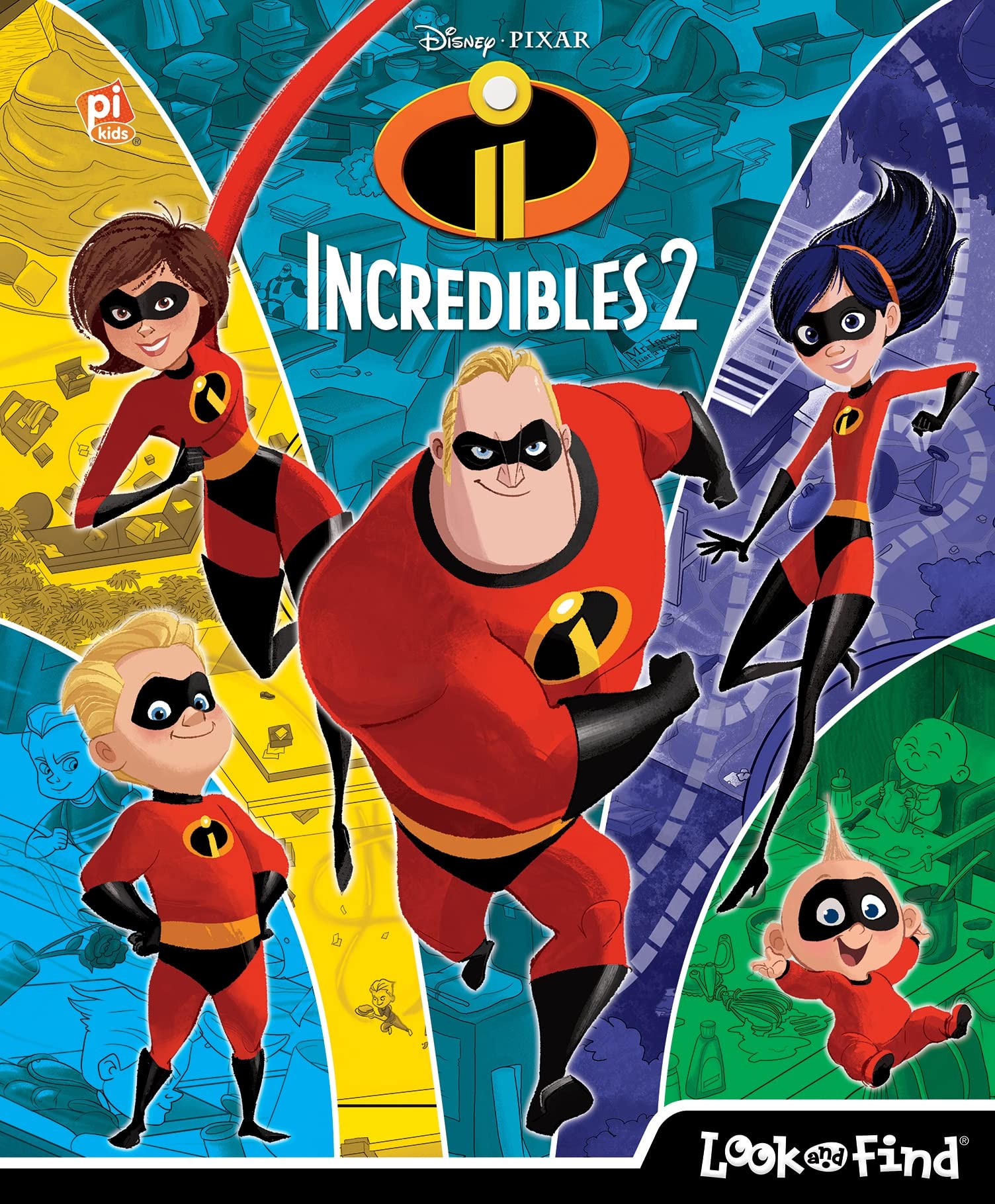 Disney Pixar  Incredibles 2 Look and Find  PI Kids,Used