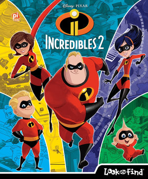Disney Pixar  Incredibles 2 Look and Find  PI Kids,Used