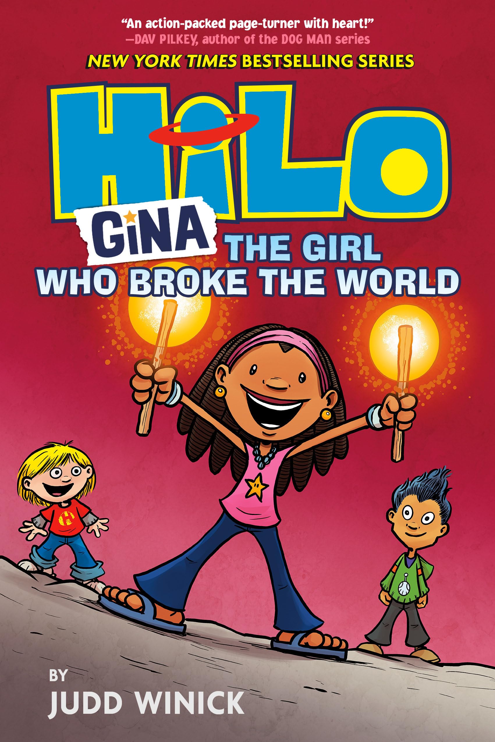 Hilo Book 7: Ginathe Girl Who Broke The World: (A Graphic Novel)-new