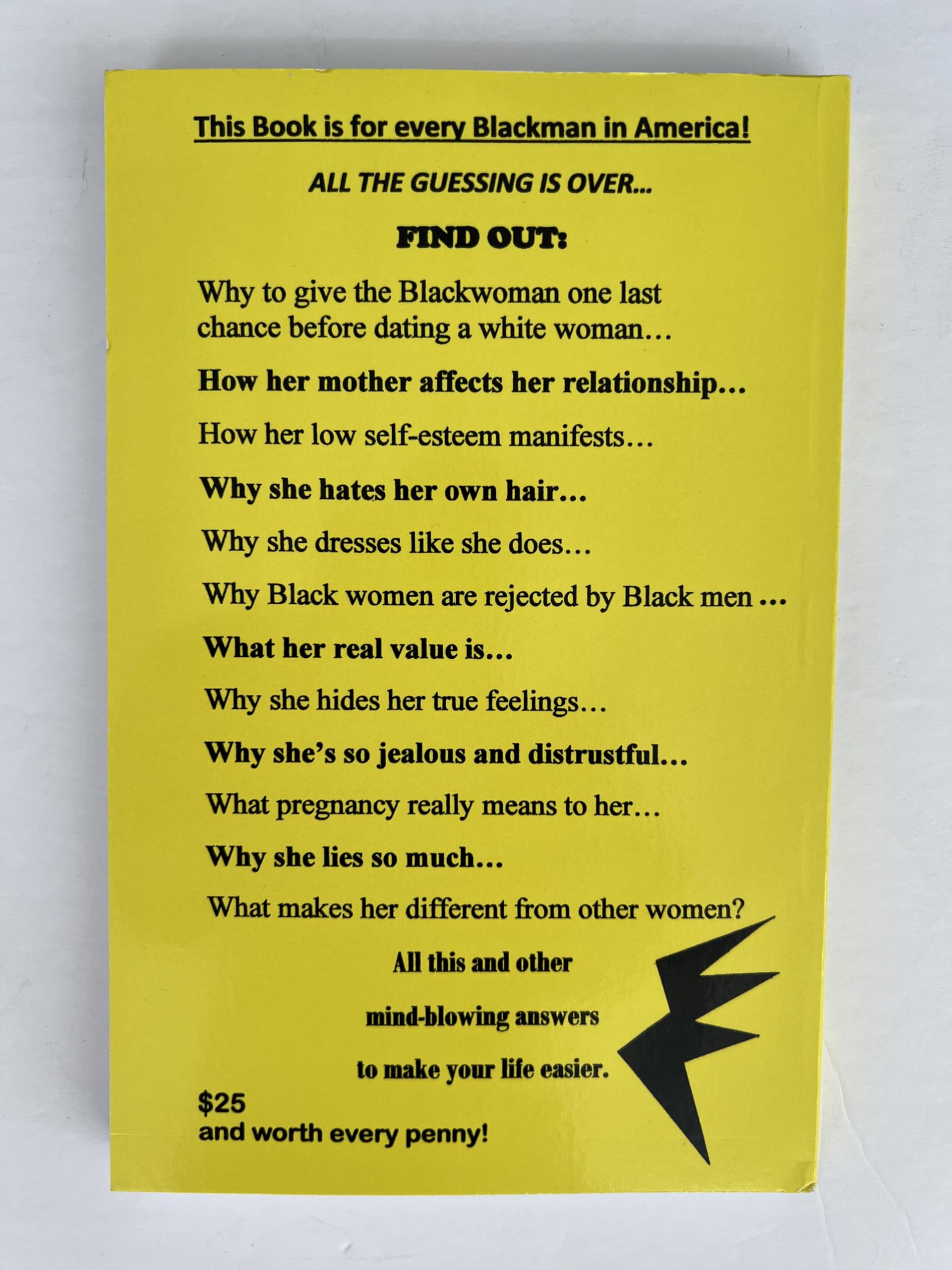 The Blackman's Guide to Understanding the Blackwoman,Used