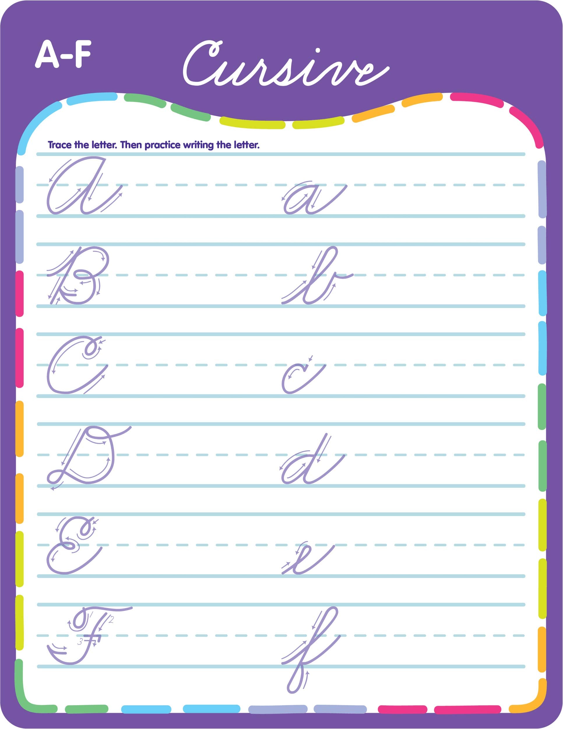 Active Minds  WriteandErase  Wipe Clean Learning Boards Ages 6+  Cursive (Active Minds Welbs),Used