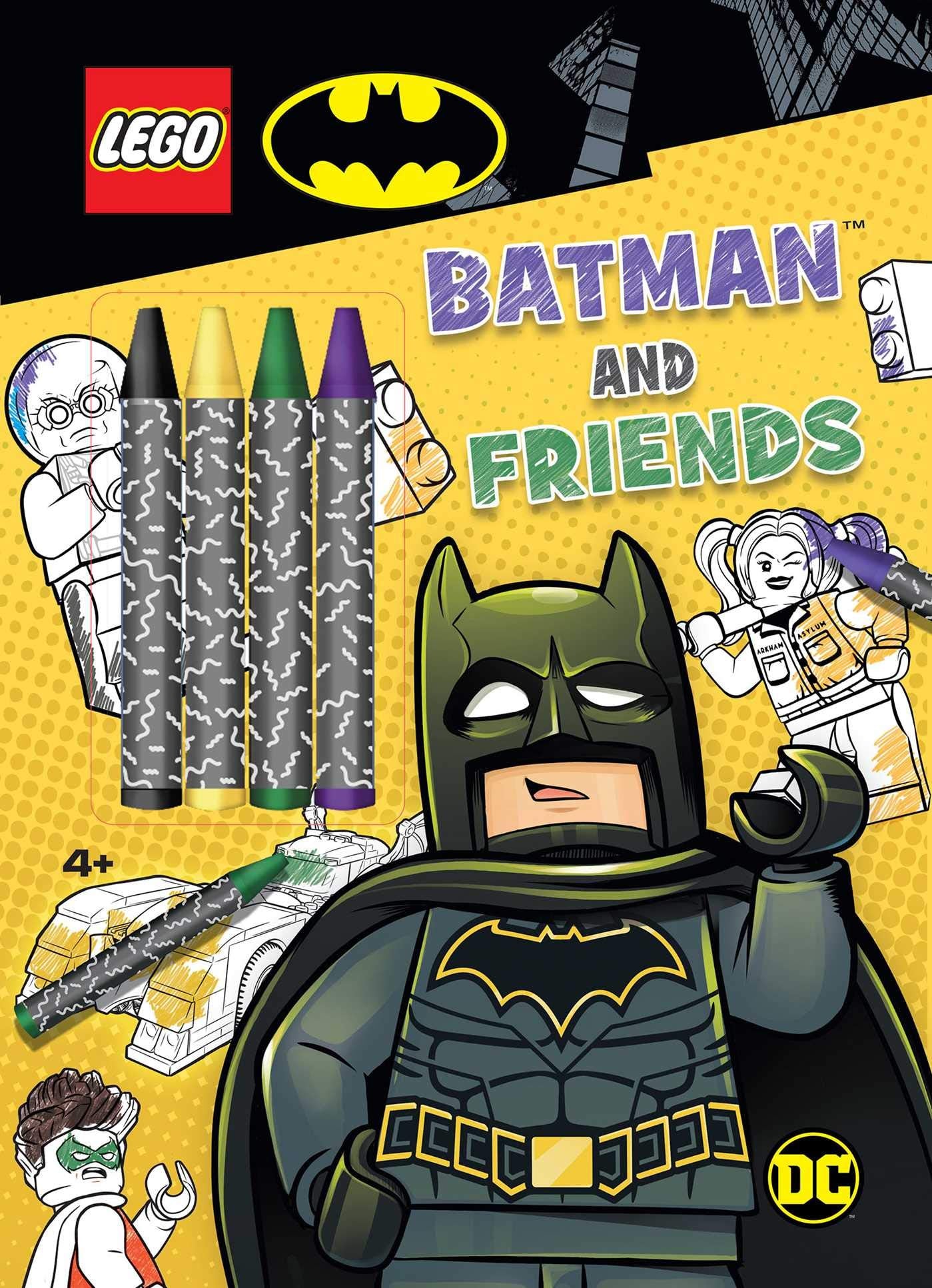 LEGO Batman: Batman and Friends (Color & Activity with Crayons),Used