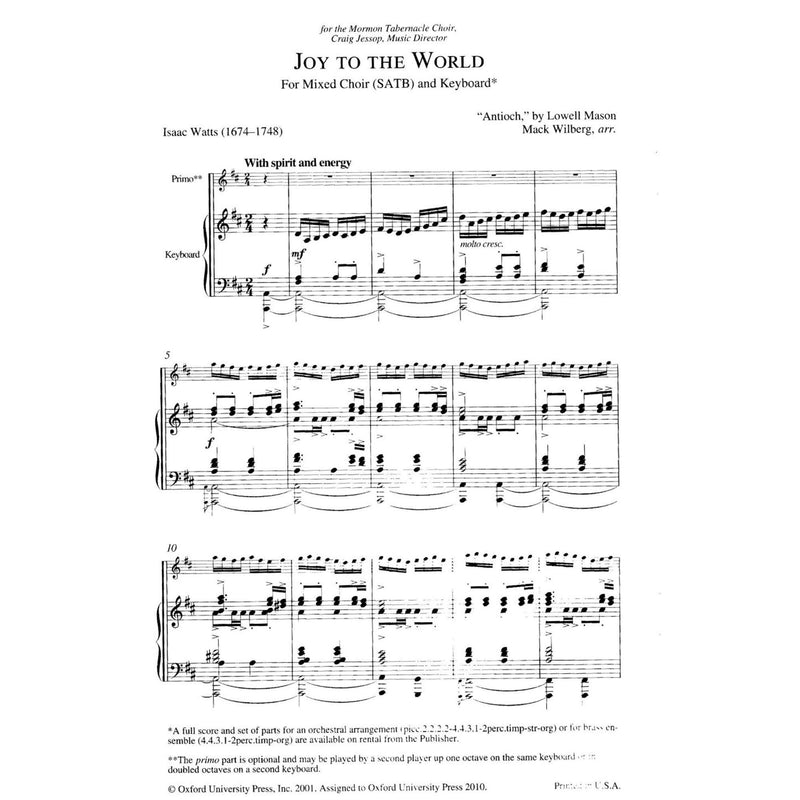 Joy to the world!: Original version,Used
