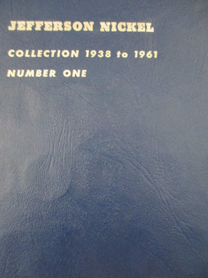 Jefferson Nickels Folder 19381961 (Official Whitman Coin Folder),New
