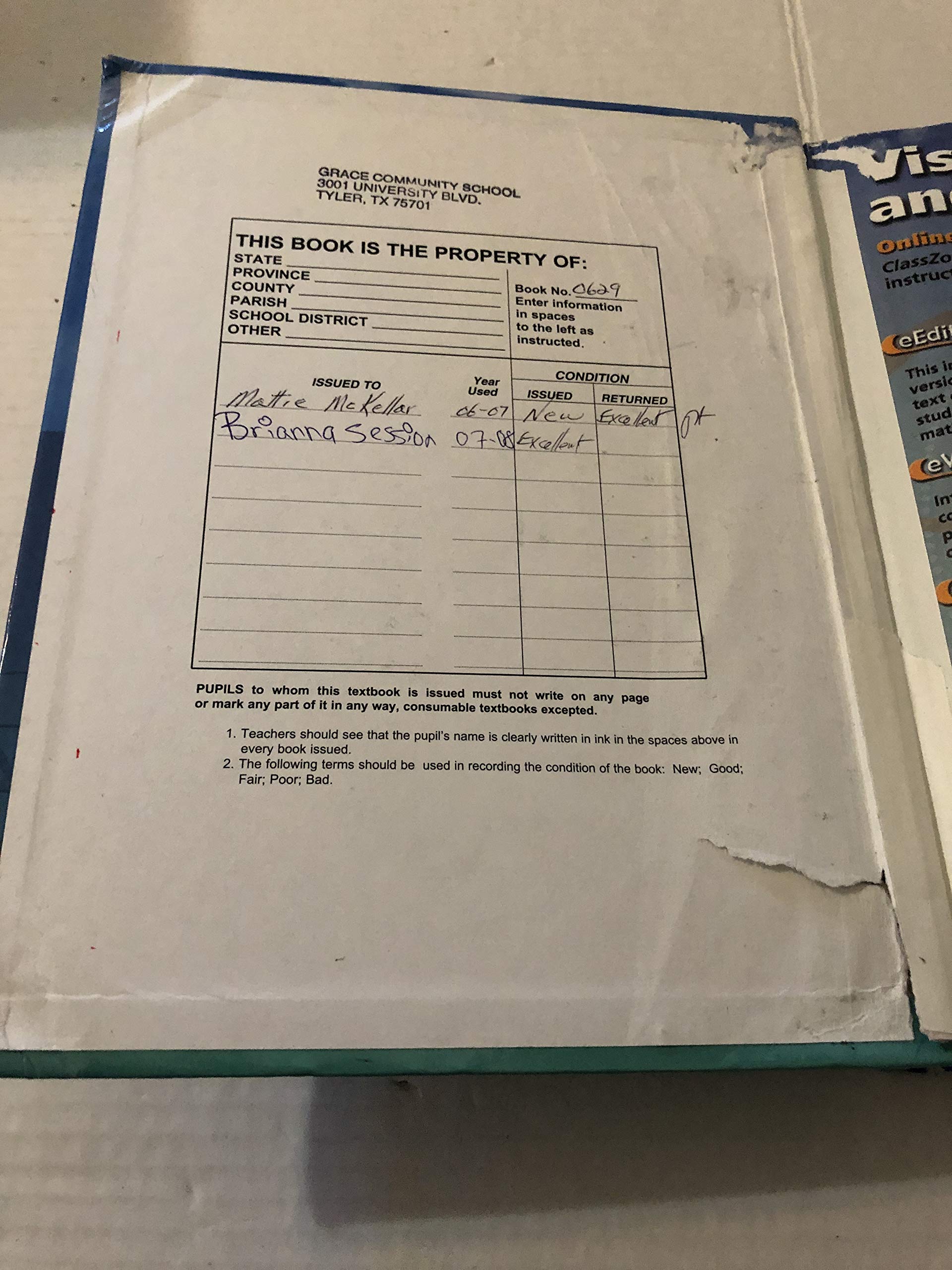 McDougal Littell PreAlgebra: Student Edition 2005,Used