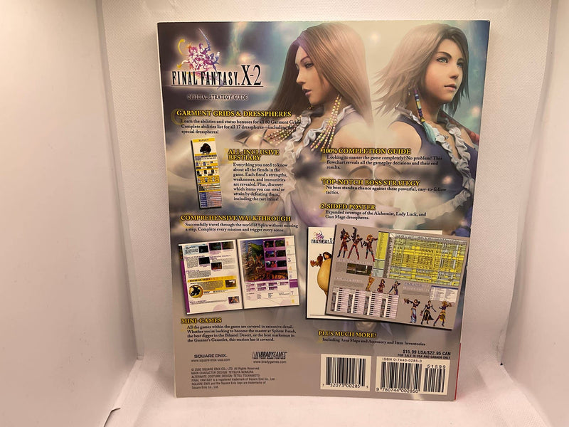 Final Fantasy X2, Official Strategy Guide,Used