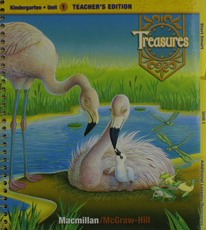 Treasures, A Reading/Language Arts Program, Grade K, Unit 1 Teacher Edition (ELEMENTARY READING TREASURES),Used
