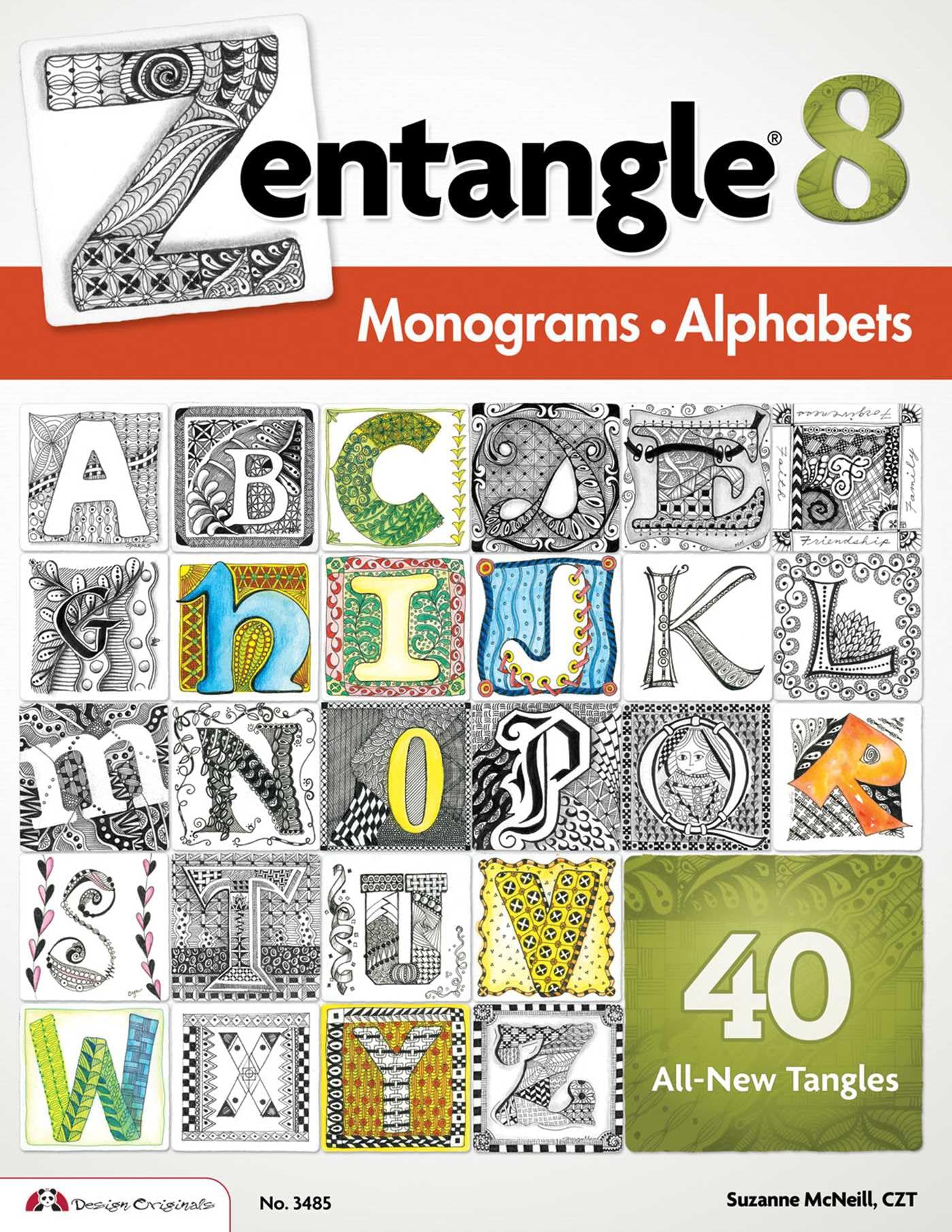 Zentangle 8: Monograms & Alphabets (DO #3485),Used