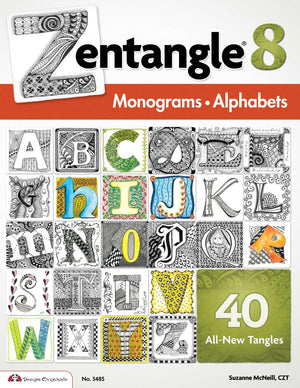 Zentangle 8: Monograms & Alphabets (DO #3485),Used