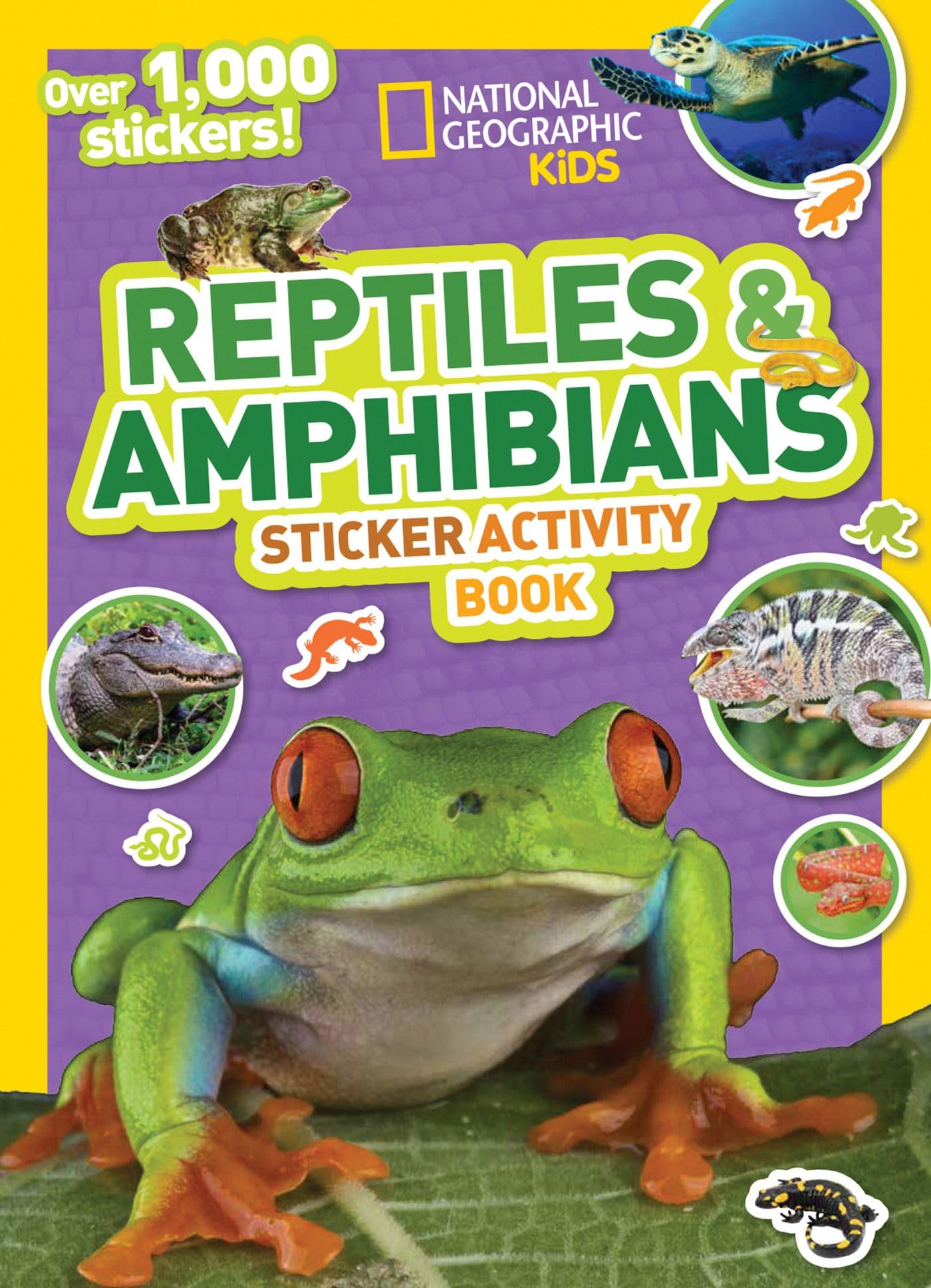 National Geographic Kids Reptiles and Amphibians Sticker Activity Book (NG Sticker Activity Books),New