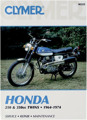 Honda 250 & 350 Cc Twins Motorcycle (19641974) Service Repair Manual,New