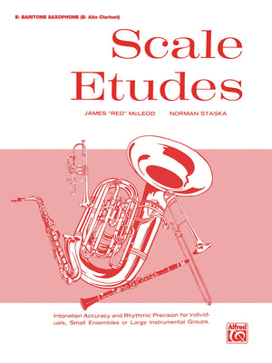 Scale Etudes: Eflat Baritone Saxophone (Eflat Alto Clarinet),Used