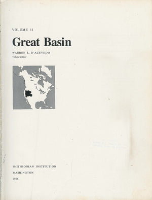 Handbook of North American Indians, Volume 11: Great Basin,Used
