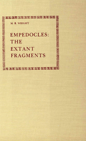 Empedocles: The Extant Fragments,Used